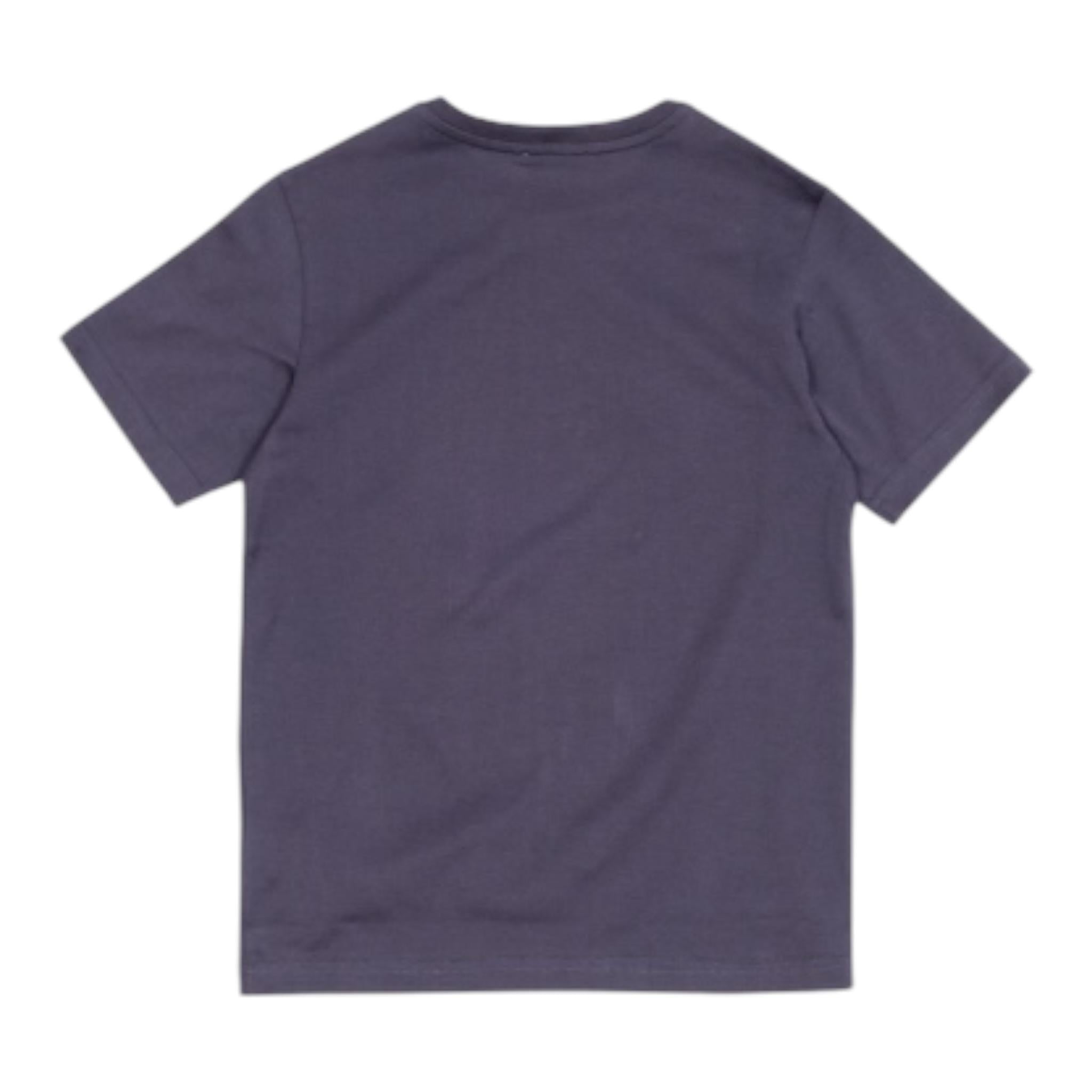 Dolce & Gabbana T-Shirt Girocollo Tinta Unita con Logo per Bambino L4JTHU BLU DOLCE & GABBANA 