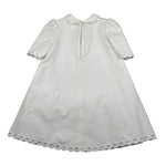 Raffaella Abito Cerimonia Tinta Unita Mezza Manica per Bambina AUDREY BIANCO RAFFAELLA 