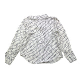 PINKO camicia tinta unita con manica lunga e stampa Bianco per Bambina F4PIJGSI029 BIANCO PINKO 