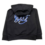 CESARE PACIOTTI felpa chiusa con cappuccio tinta unita con logo Nero per Bambino MFP5301J NERO CESARE PACIOTTI 