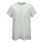 I'M Brian Camicia tinta unita Mezza Manica Bianco per Bambino CA1335J BIANCO I'M BRIAN 