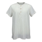 I'M Brian Camicia tinta unita Mezza Manica Bianco per Bambino CA1335J BIANCO I'M BRIAN 