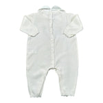 Le Coconne Tutina Tinta Unita con Ricami per Neonata LCN1940 PANNA LE COCONNE 