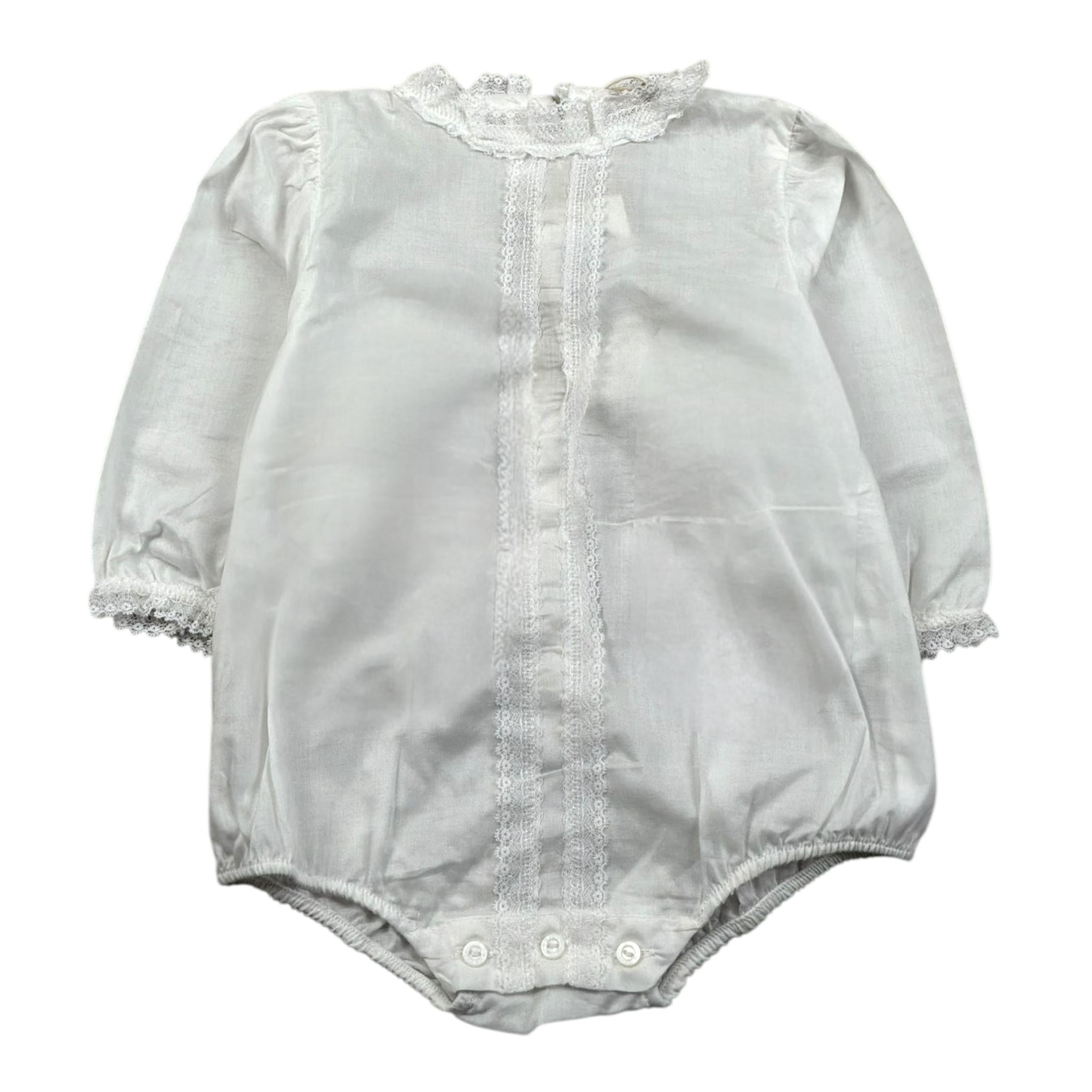 Wedoble Body Camicia Manica Lunga Tinta Unita per Neonata V230196A BIANCO WEDOBLE 