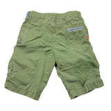 Bern Bermuda Einfarbig Cargo Style Mit Elastischer Taille Grün Für Jungen