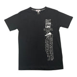 Yours T-Shirt Rundhals Einfarbig mit Kontrastdruck Schwarz für Jungen