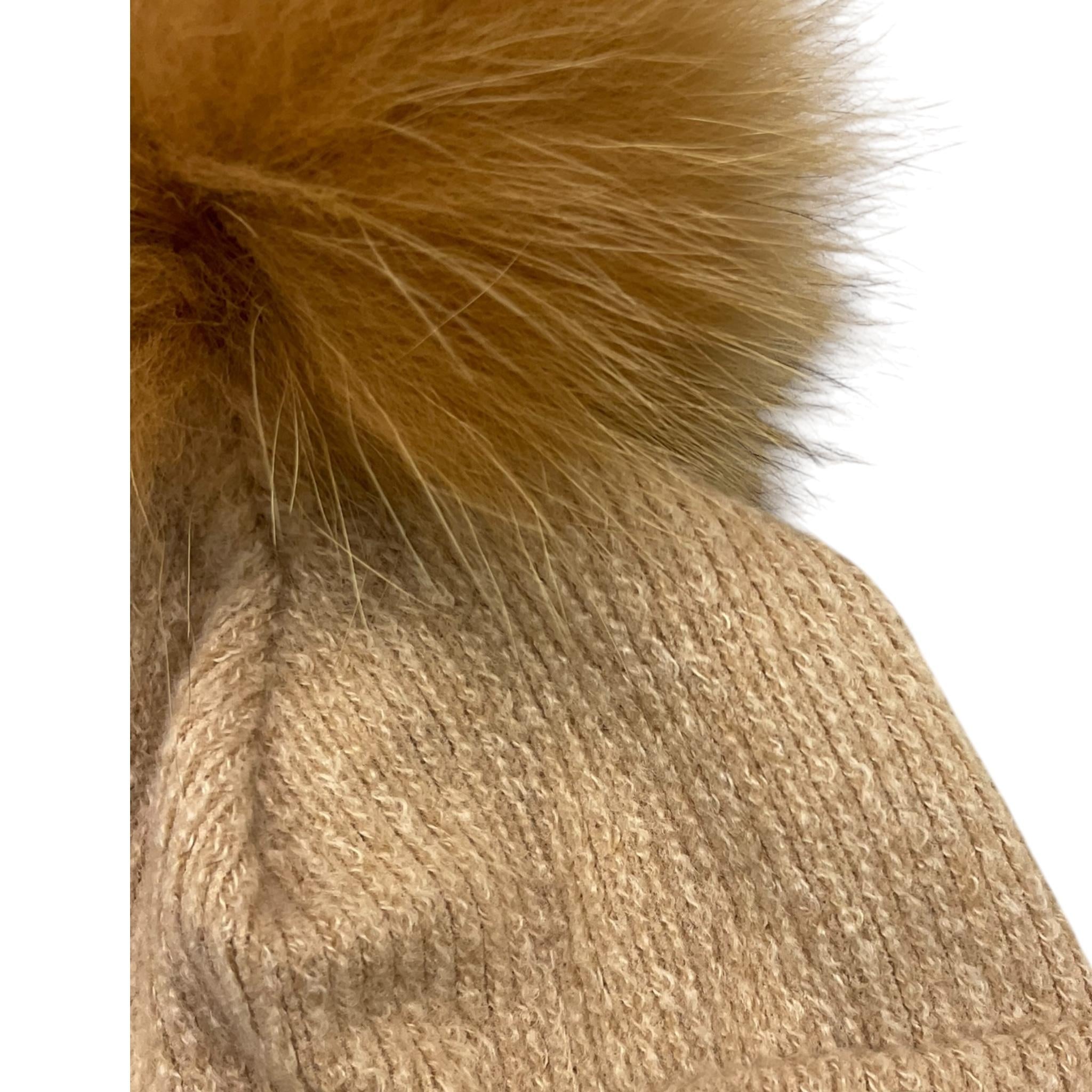 NINNAOH cappello tinta unita con pon pon Beige per Neonato I23206PEL BEIGE NINNAOH 