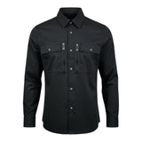 John Richmond Camicia Tinta Unita con Zip per Bambino RBP26009CA NERO JOHN RICHMOND 