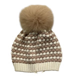 MARLU' cappello tinta unita con pon pon Bianco per Neonato IB5571 BIANCO MARLU' 