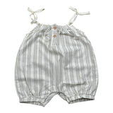 Lalalu' Pagliaccetto Tinta Unita con Fantasia A Righe per Neonato SLTL15P PANNA LALALU' 