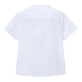 Mayoral Camicia Mezza Manica Tinta Unita per Bambino 3113 BIANCO MAYORAL 