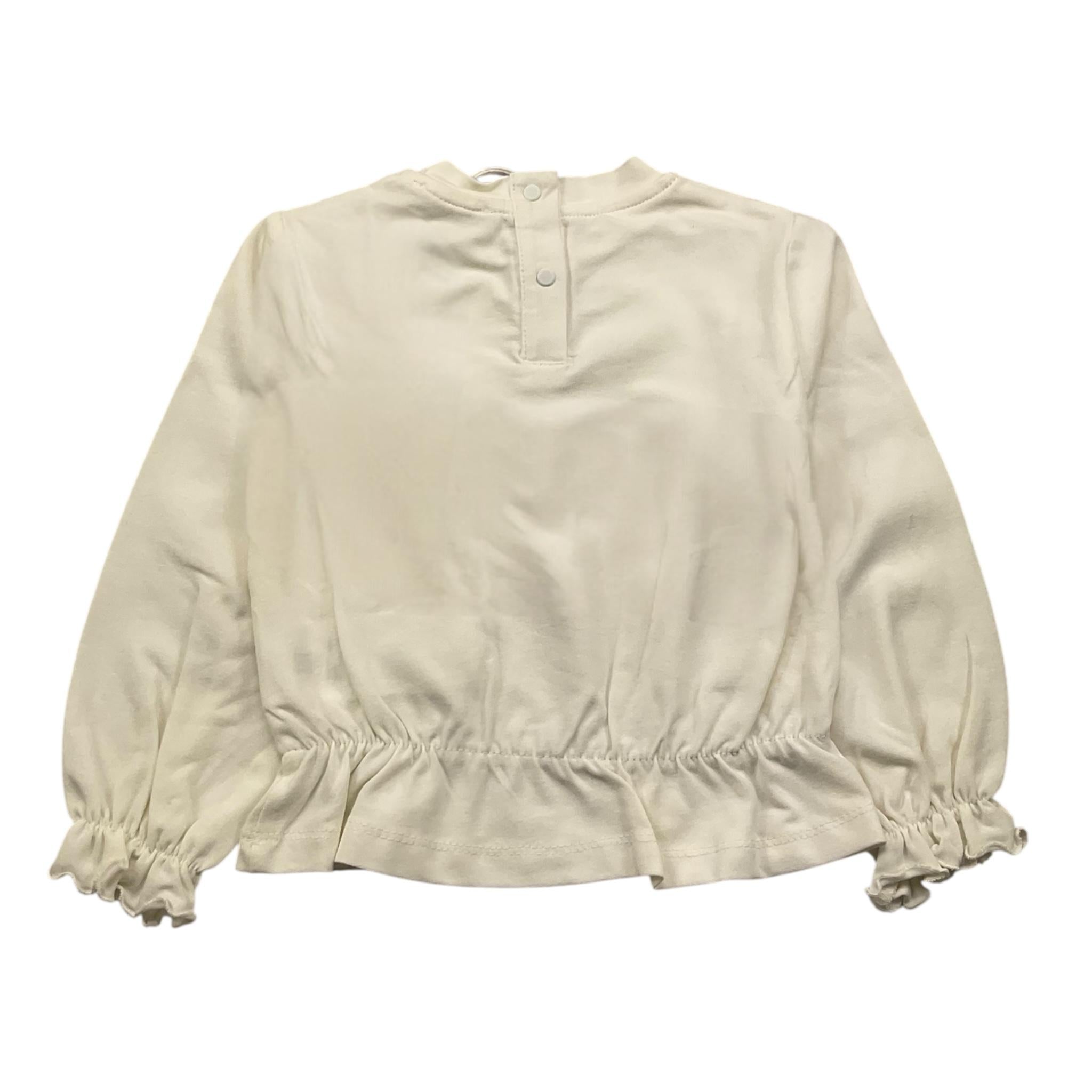 M+E' shirt tinta unita con stampa Panna per Neonata UE1205 PANNA M+E' 