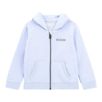 GUESS felpa tinta unita con zip e cappuccio Azzurro per Neonato N3YQ07KAUG0X AZZURRO GUESS 