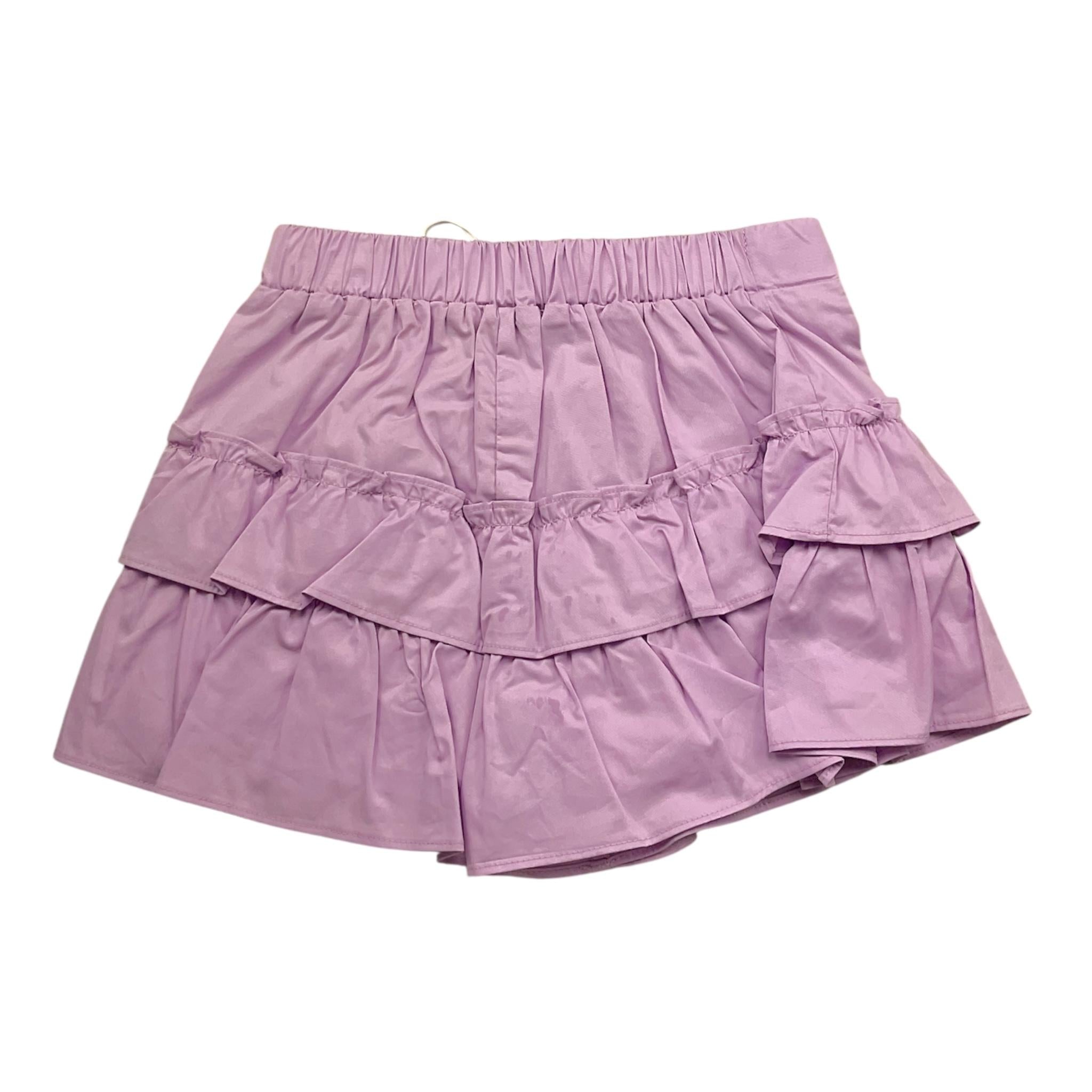 Liu Jo Short Tinta Unita Modello Gonna per Bambina KA5125 LILLA LIU JO 