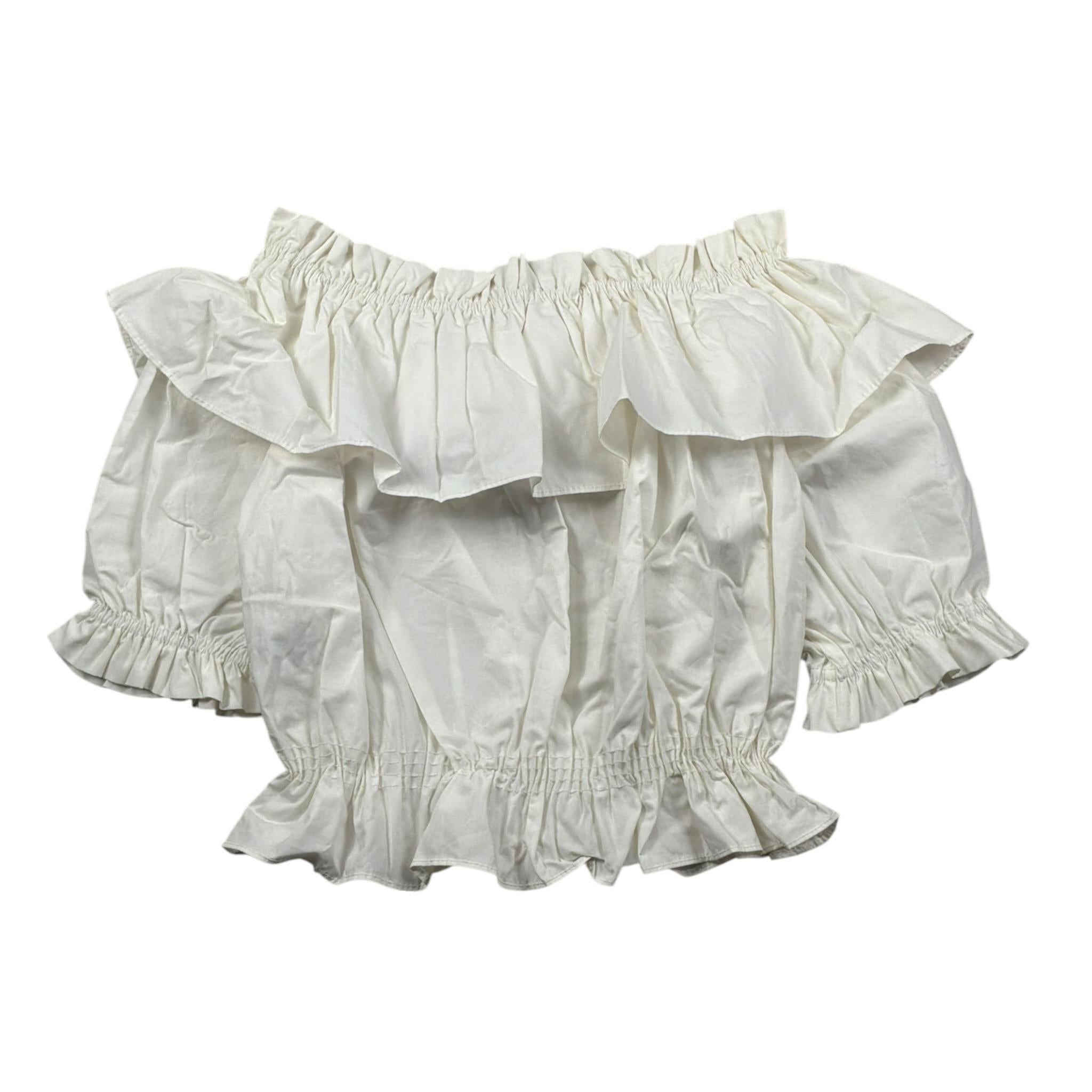 Naida Top Mezza Manica tinta unita Bianco per Bambina TOND BIANCO NAIDA 