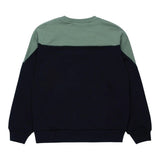 MARNI felpa chiusa bicolore girocollo Nero/verde per Bambino M01220 NERO/VERDE MARNI 