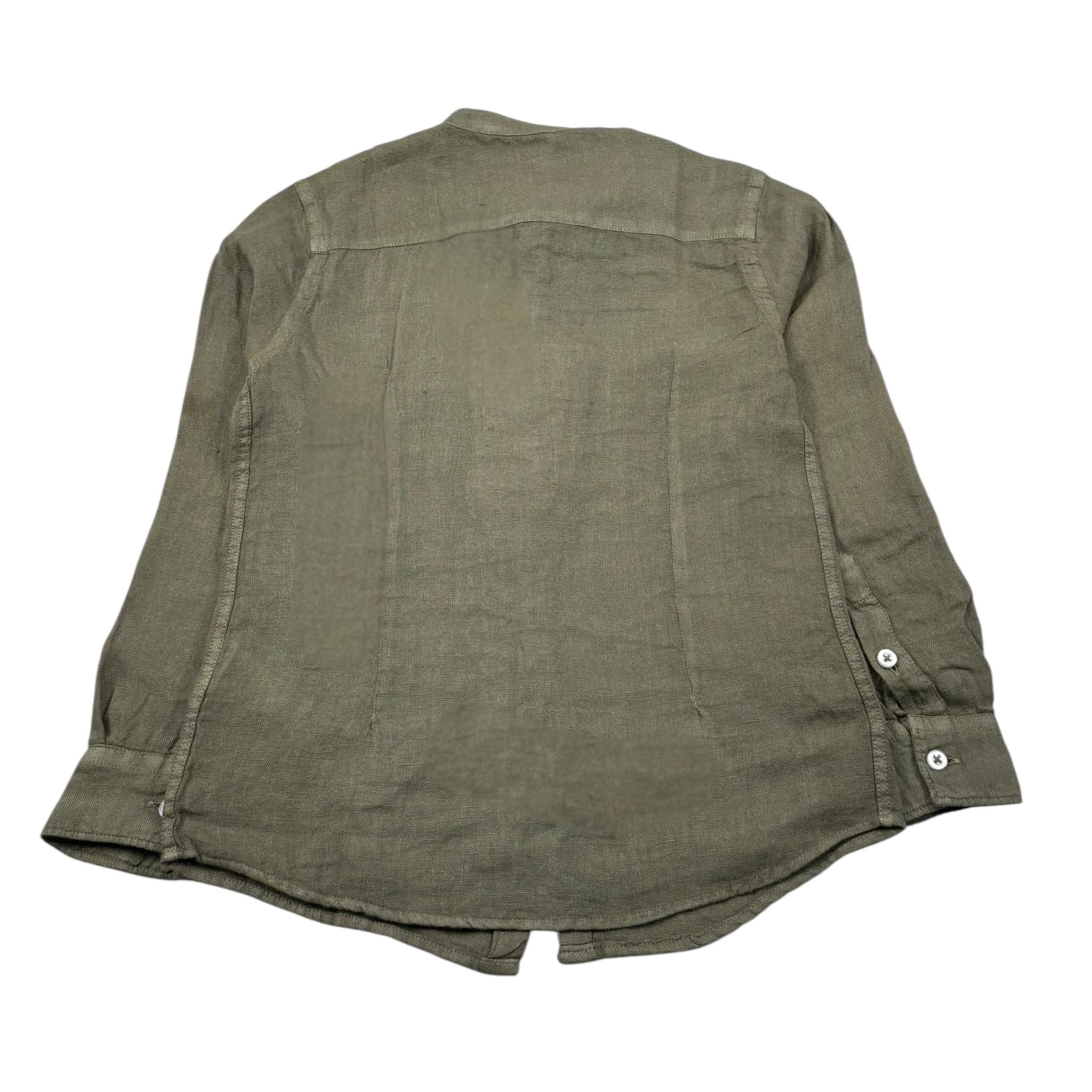 Manuel Ritz Camicia Manica Lunga tinta unita Verde per Bambino MR2576 VERDE MANUEL RITZ 