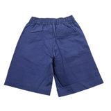 Cesare Paciotti Einfarbige Bermuda-Shorts mit elastischem Bund Blau für Jungen
