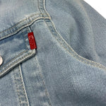 Liu Jo Giubbino In Denim Tinta Unita con Bottoni per Bambino QA2019 BLU LIU JO 