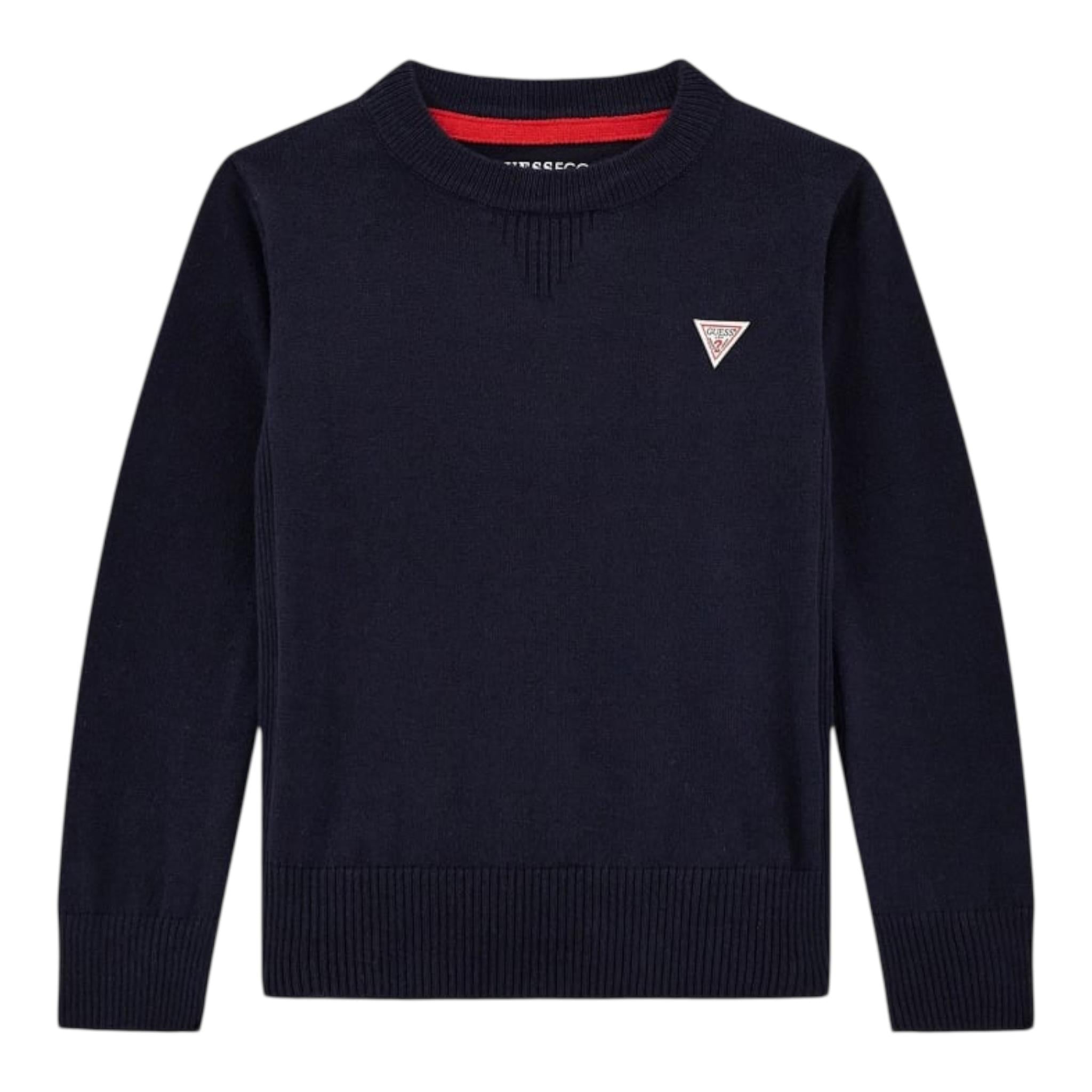 GUESS maglia girocollo tinta unita Blu per Neonato N0YR04Z2VV0 BLU GUESS 