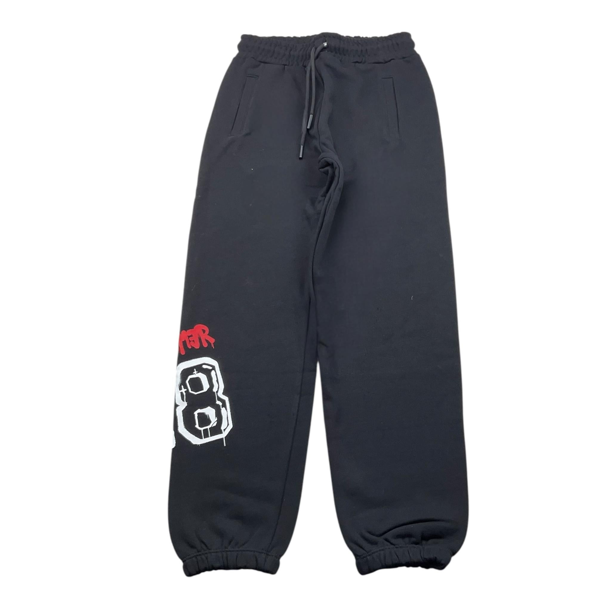 DISCLAIMER pantalone modello tuta con elastico in vita tinta unita Nero per Bambino 24IDK58238 NERO DISCLAIMER 