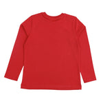 MOSCHINO shirt girocollo tinta unita cn stampa in contrasto Rosso per Neonato MMO00RX ROSSO MOSCHINO 