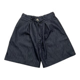 Brian Rush Einfarbige Bermudashorts mit elastischer Taille Blau für Jungen