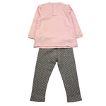 MELBY completo 2 pezzi shirt-leggin Rosa/grigio per Neonata 21K0191 ROSA/GRIGIO MELBY 