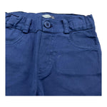 J.O. MILANO pantalone tinta unita con girovita regolabile Blu per Neonato PAN1371 BLU J.O. MILANO 