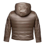 SUNS  giubbino tinta unita reversibile in pelliccia Beige per Bambina GBS5355D BEIGE SUNS 