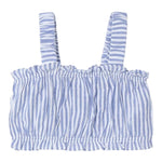 Mayoral Set Camicia-Top Bicolore con Fantasia A Righe per Bambina 3185 BIANCO/AZZURRO MAYORAL 