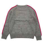 SAINT BARTH maglia gircollo tinta unita con stampa Grigio per Bambina HKSKI GRIGIO SAINT BARTH 
