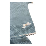 Paz Rodriguez 2-teiliges Set T-Shirt-Strickhöschen Blau für Neugeborene