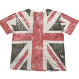 John Richmond T-Shirt Girocollo Tinta Unita con Stampa Bandiera per Bambino RBP26198TS PANNA JOHN RICHMOND 