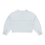 Il Gufo Giubbino In Denim Tinta Unita per Neonata P25GR232J0052N AZZURRO IL GUFO 