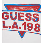 GUESS shirt girocollo tinta unita con stampa Bianco per Neonato I4YI03K8HM4 BIANCO GUESS 