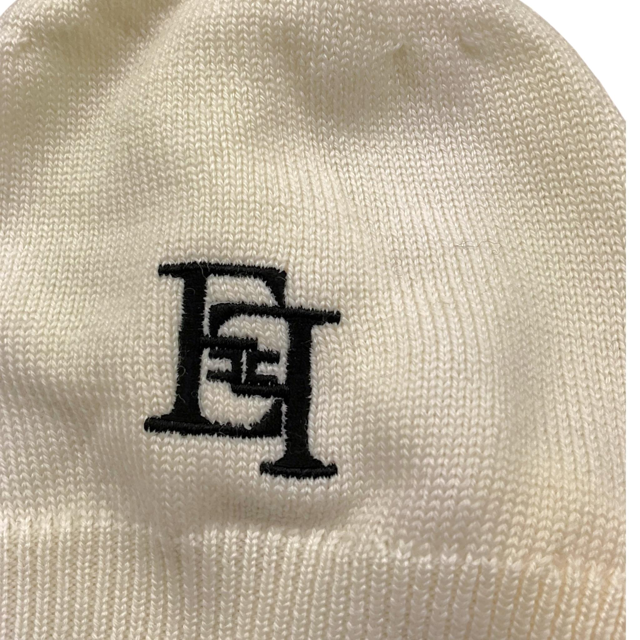 ELISABETTA FRANCHI cappello tinta unita con logo Bianco per Neonata ENCP058 BIANCO ELISABETTA FRANCHI 