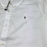 Cesare Paciotti Camicia Tinta Unita con Logo per Bambino CMP5161J BIANCO CESARE PACIOTTI 