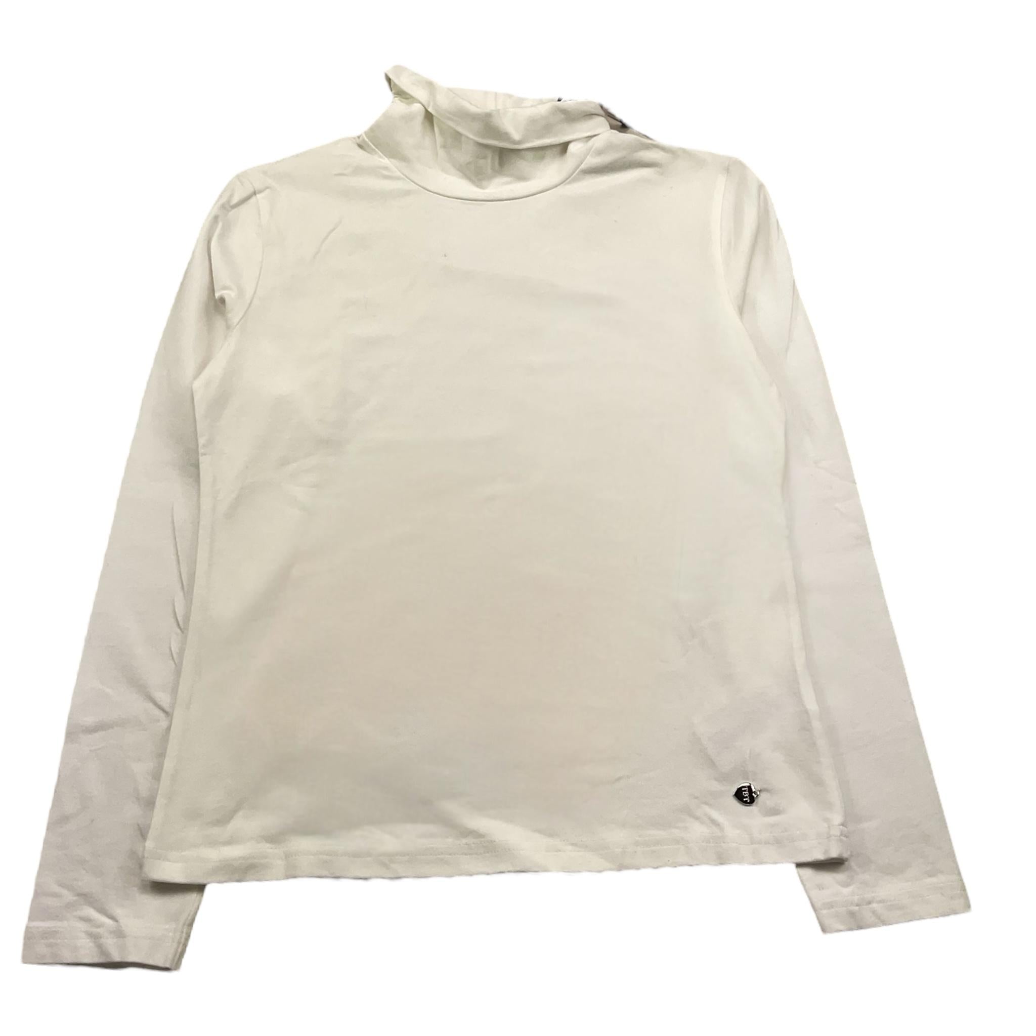 TO be too shirt collo alto tinta unita Bianco per Bambina T402B BIANCO TO be too 