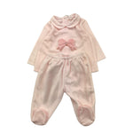 NINNAOH completo 2pz maglia- ghettina tinta unita Rosa per Neonata I2413C ROSA NINNAOH 