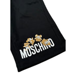 Moschino Bermuda tinta unita con Logo Nero per Bambino HUQ01O NERO MOSCHINO 