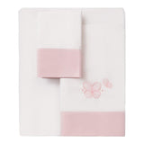 Mayoral Set Coperta 3 Pezzi Bicolore con Stampa per Neonata 946642 BIANCO/ROSA MAYORAL 