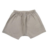 Petit Indi Bermuda Tinta Unita con Elastico In Vita per Neonato BERBEG BEIGE PETIT INDI 