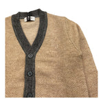 JECKERSON cardigan tinta unita con profili in contrasto Beige per Bambino JB4280 BEIGE JECKERSON 