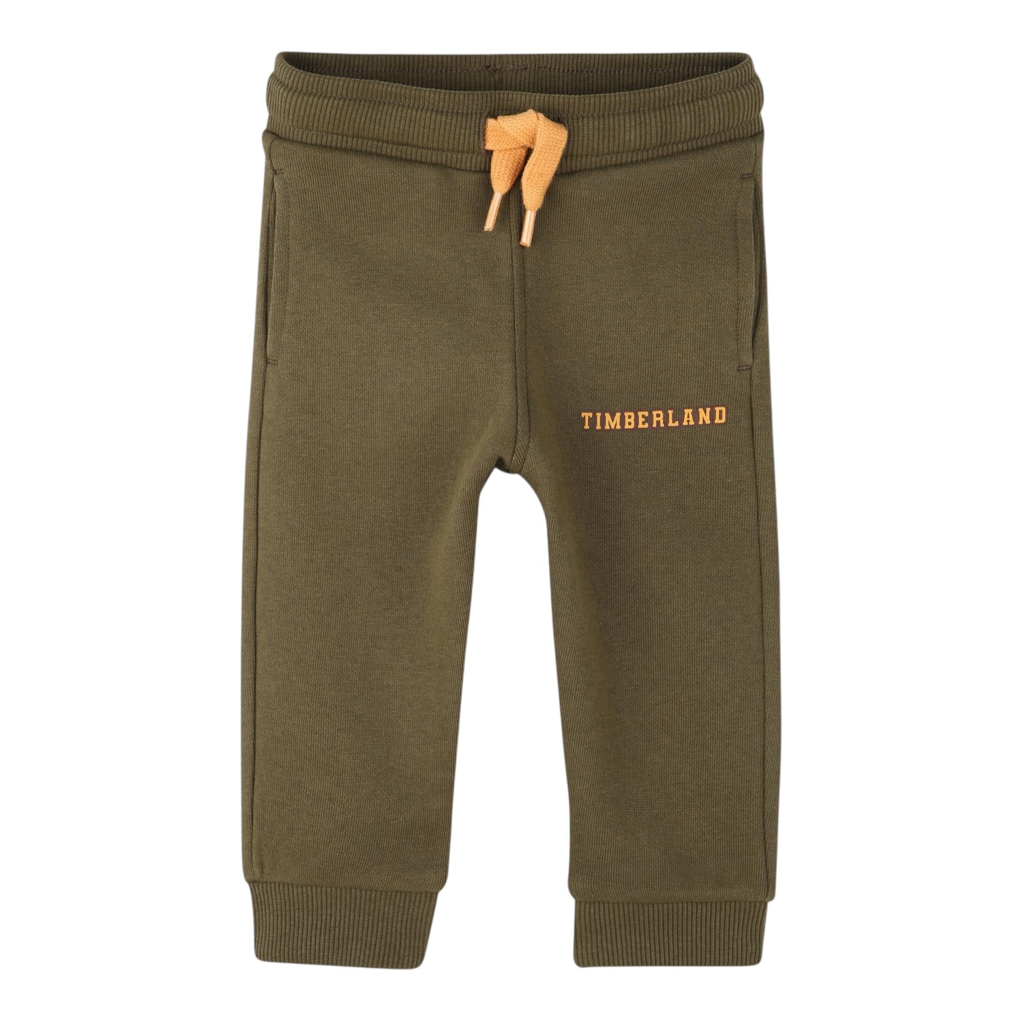 REPLAY pantalone tuta tinta unita con logo Verde per Neonato T6026504 VERDE REPLAY 