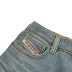 Diesel Short In Denim Tinta Unita per Bambina J00205 AZZURRO DIESEL 