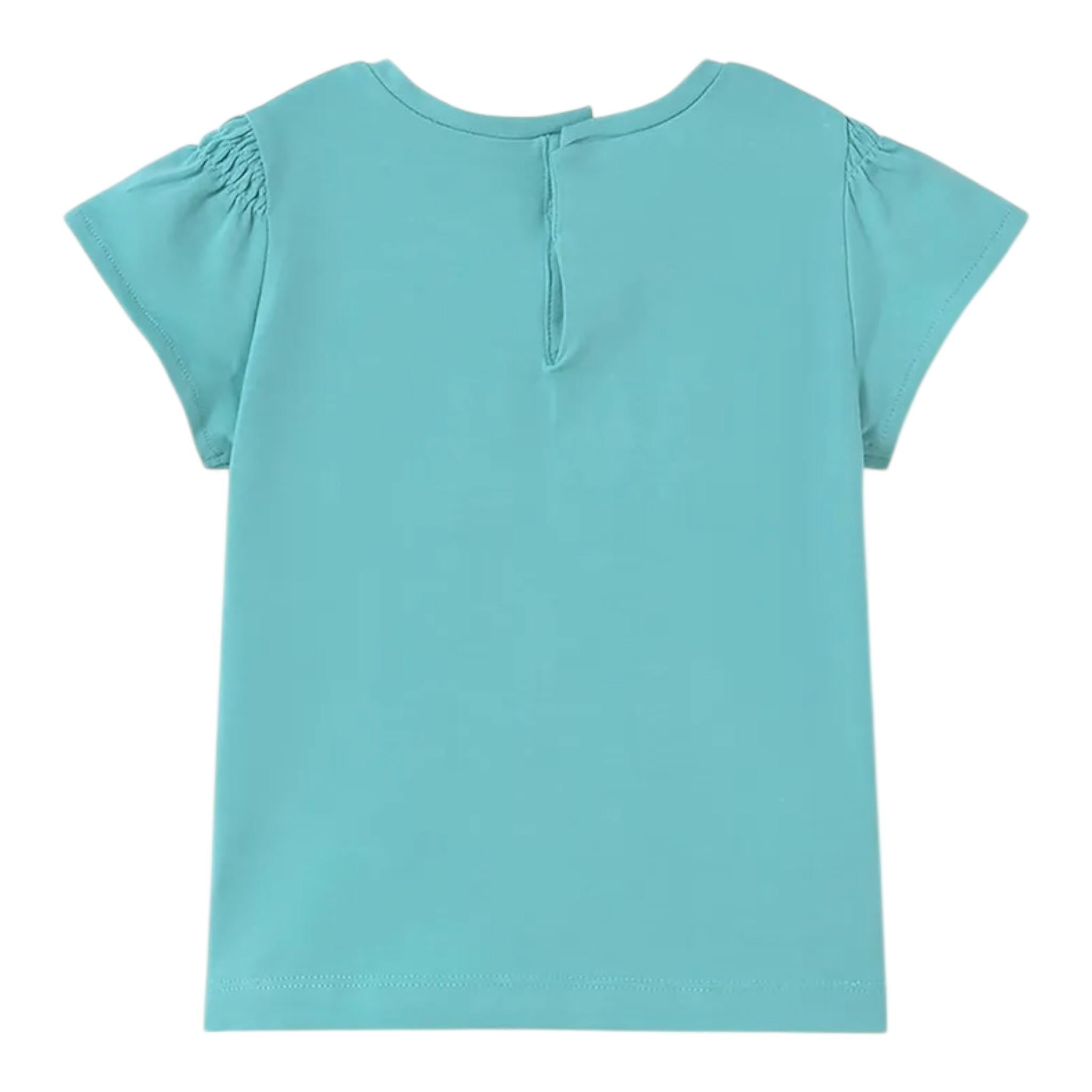 Mayoral T-Shirt Girocollo Tinta Unita con Stampa per Neonata 1049 TIFANNY MAYORAL 