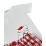 Il Gufo Completo 2 Pezzi T-Shirt-Bermuda per Neonato P25DP545C3162X BIANCO IL GUFO 