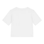 DOLCE & GABBANA t-shirt girocollo tinta unita con ricami Bianco per Bambina L5JTKT BIANCO DOLCE & GABBANA 