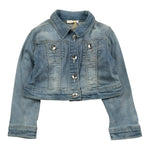 Liu Jo Giubbino In Denim tinta unita Azzurro per Bambina K19001 AZZURRO LIU JO 